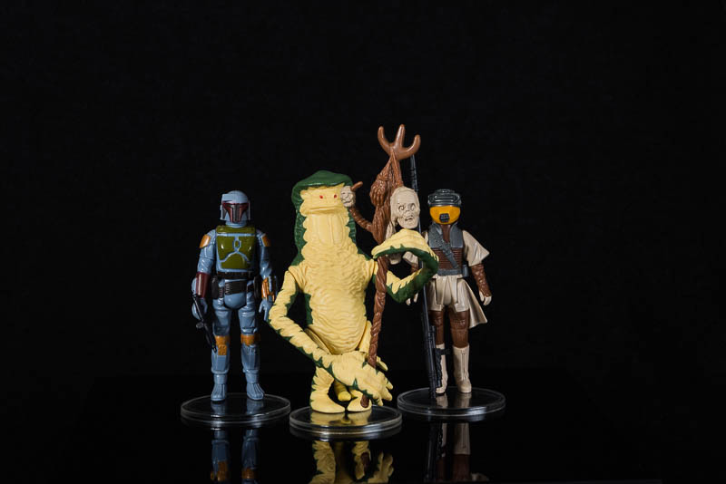 Clear Action Figure Display Stands for  Vintage Action Figures